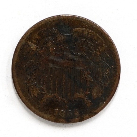 1864 Two Cent Piece