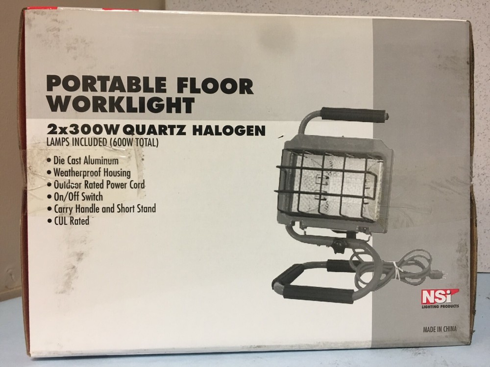 WLQ600 - PORTABLE FLOOR WORKLIGHT Worklights