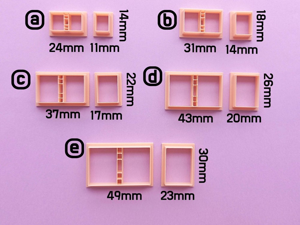 3D Cute Book Polymer Clay Cutter Set of | Clay Tools Maxi Mini Bundle