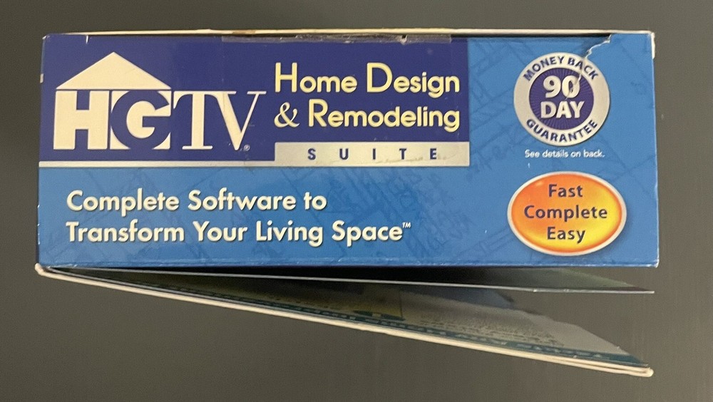 HGTV Home Design & Remodeling Suite - Software & User Manual - 2008