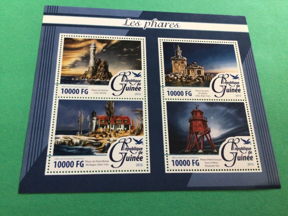 Guinea Lighthouses 2 mint never hinged stamps sheets A16968
