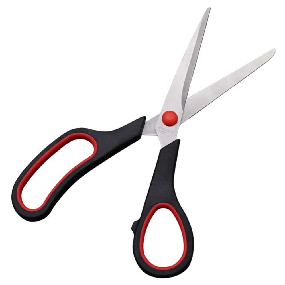 8-in Stainless Steel Blade & Abs Handle Scissors: 1 Pack