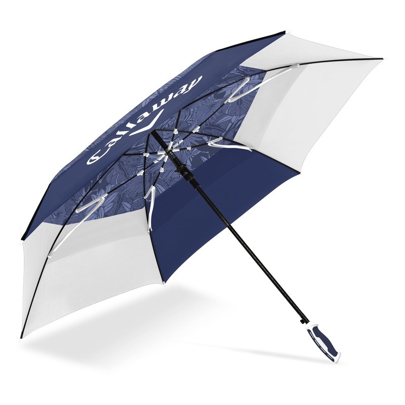 Automatic Open Golf Umbrella Wind Resistant 68in Coverage Ergonomic Handle New