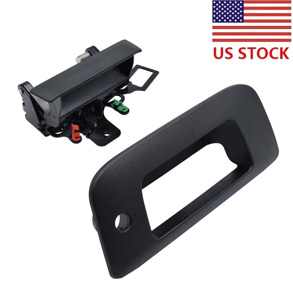 FOR 07-13 Silverado 1500 Tailgate Handle Bezel Lock Kit 22755305 Black