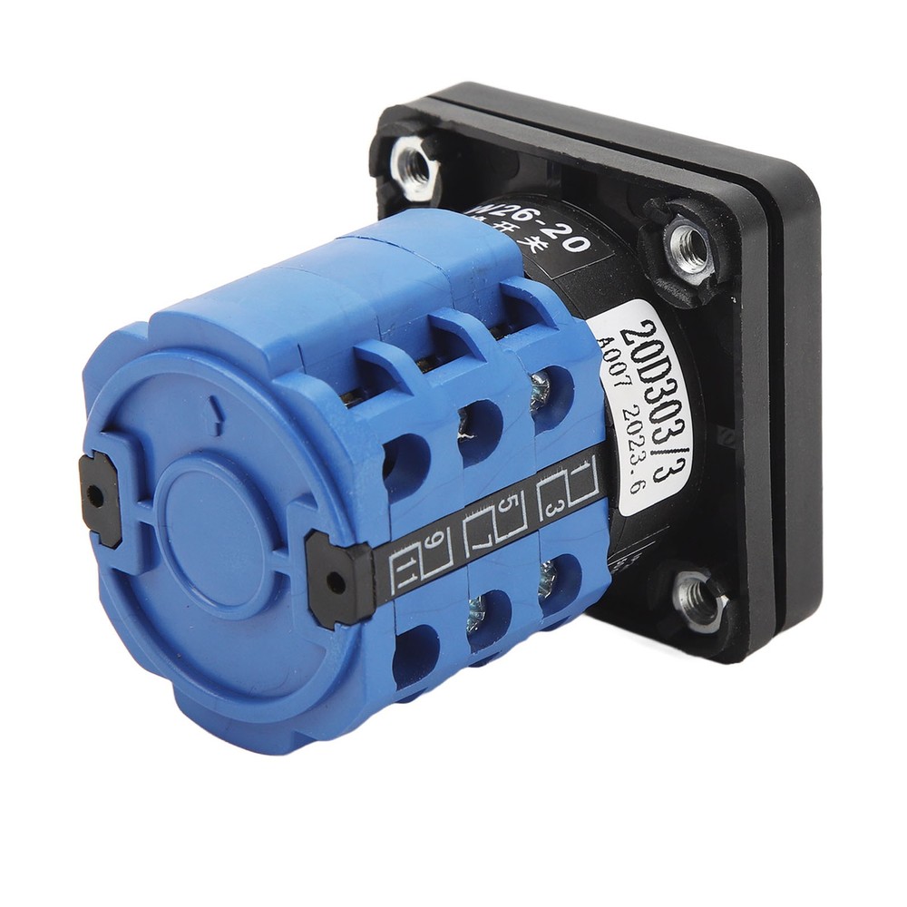 Universal 3 Position Changeover Switch Efficient Rotatory Transfer Switch For Po