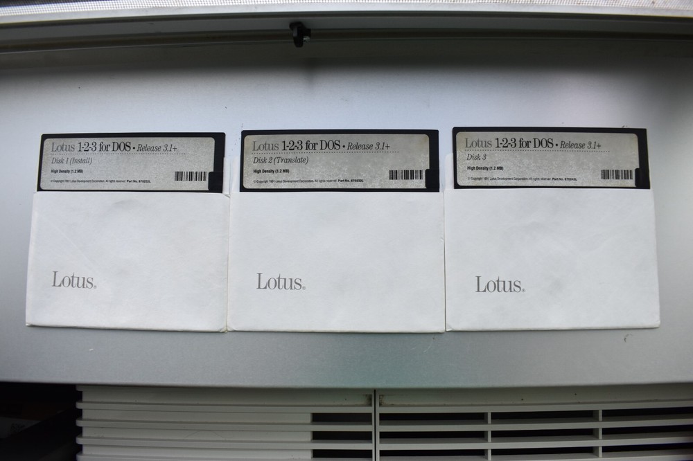 Lotus 123 for DOS Release 3.1+