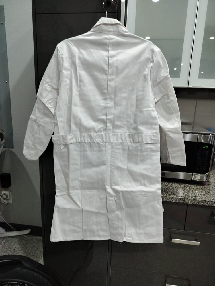 VINTAGE PERFECT CIRCLE LAB COAT NOS SIZE S