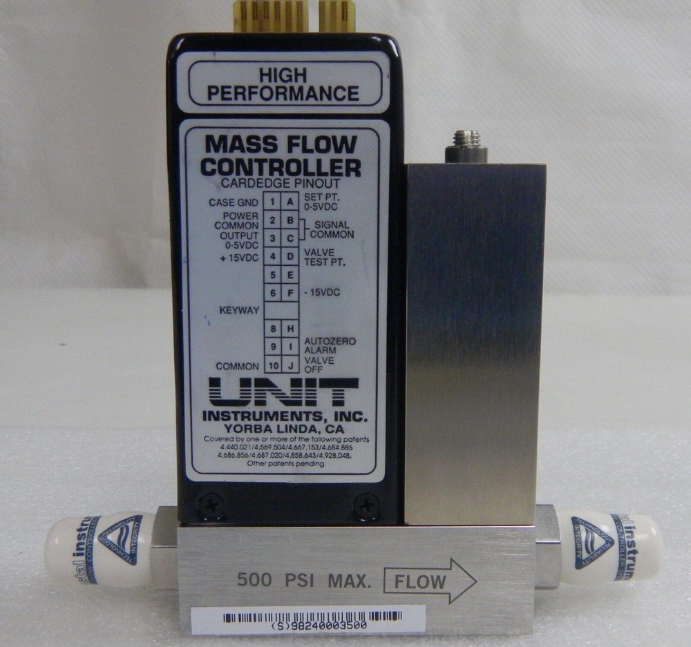 Unit UFC-1200A, Mass Flow Controller, Gas- CHC13, Range- 20 CC, 1/4" M I/O
