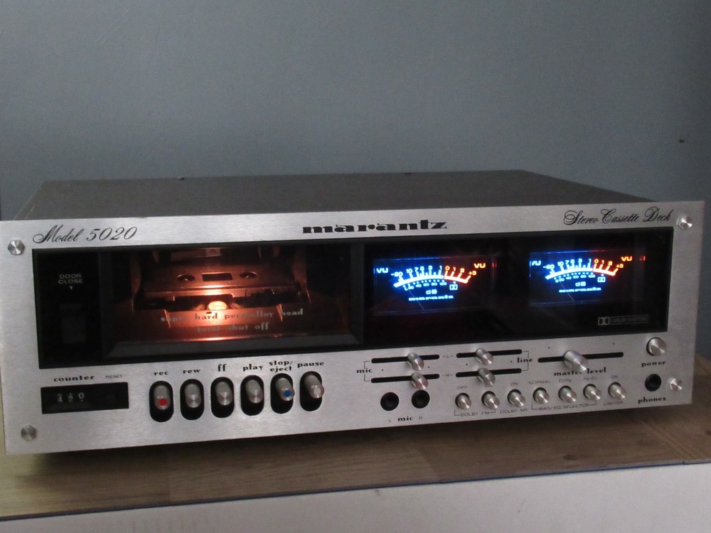 Marantz 5020 Vintage Cassette Tape Deck Serviced Great
