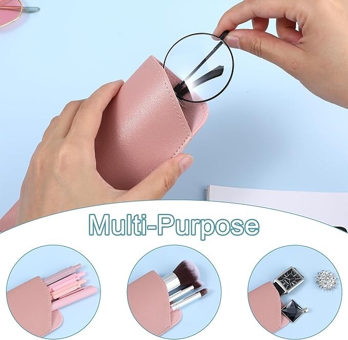 6 Pack Soft Glasses Case Eyeglass Case Sunglass Case