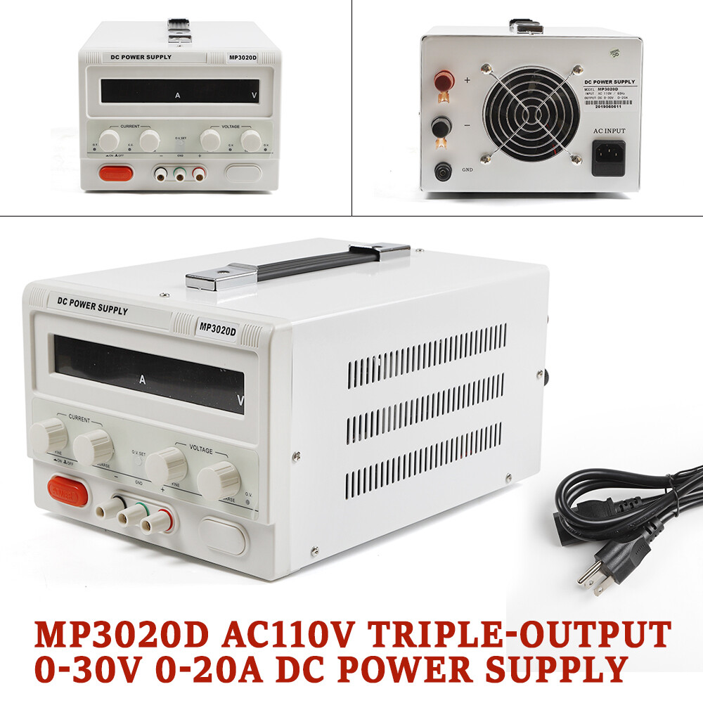 0-32V 0-20A Variable Lab Test Equipment DC Power Supply Regulated High Precision
