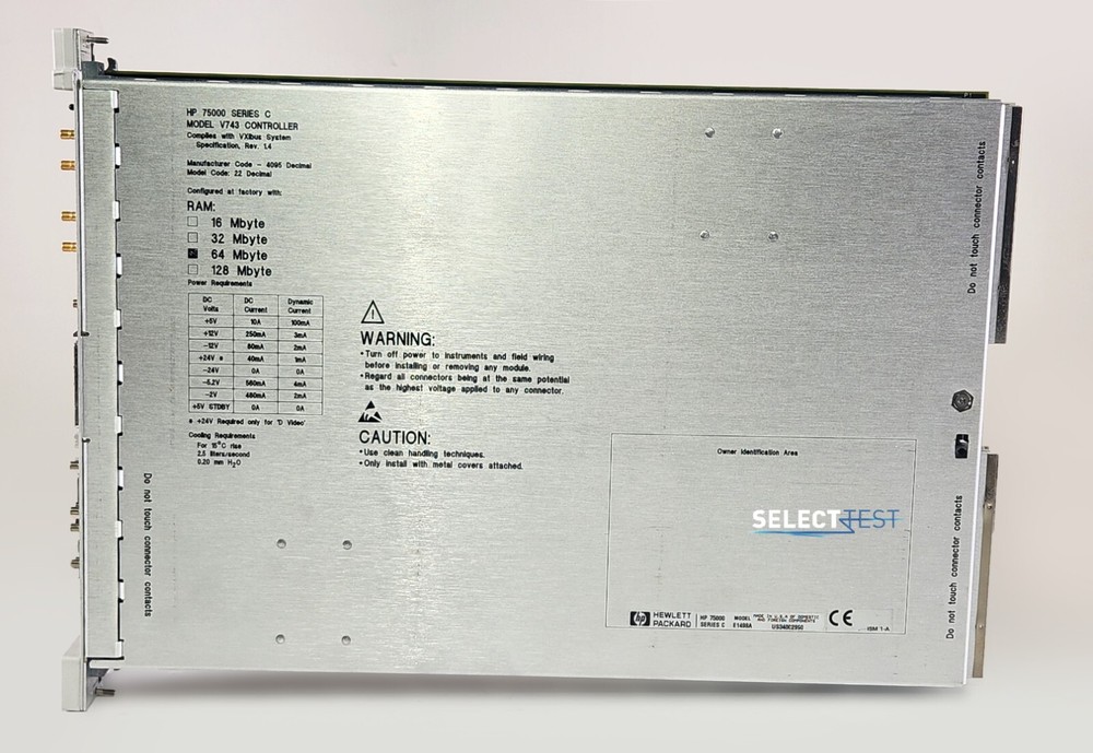AGILENT (HP) E1498A (V743) 1-SLOT C-SIZED EMBEDDED CONTROLLER *LOOK* (REF: 990N)
