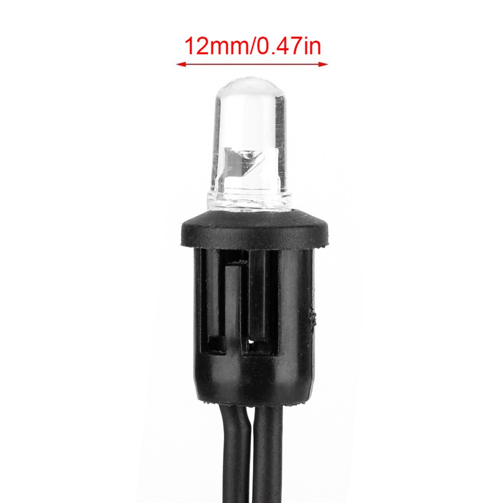 1 Pair DC 12V Car LED Alternating Alarm Dash Mount Light