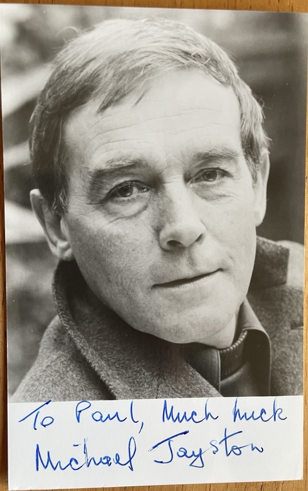 Actor Michael Jayston Autographed Photo