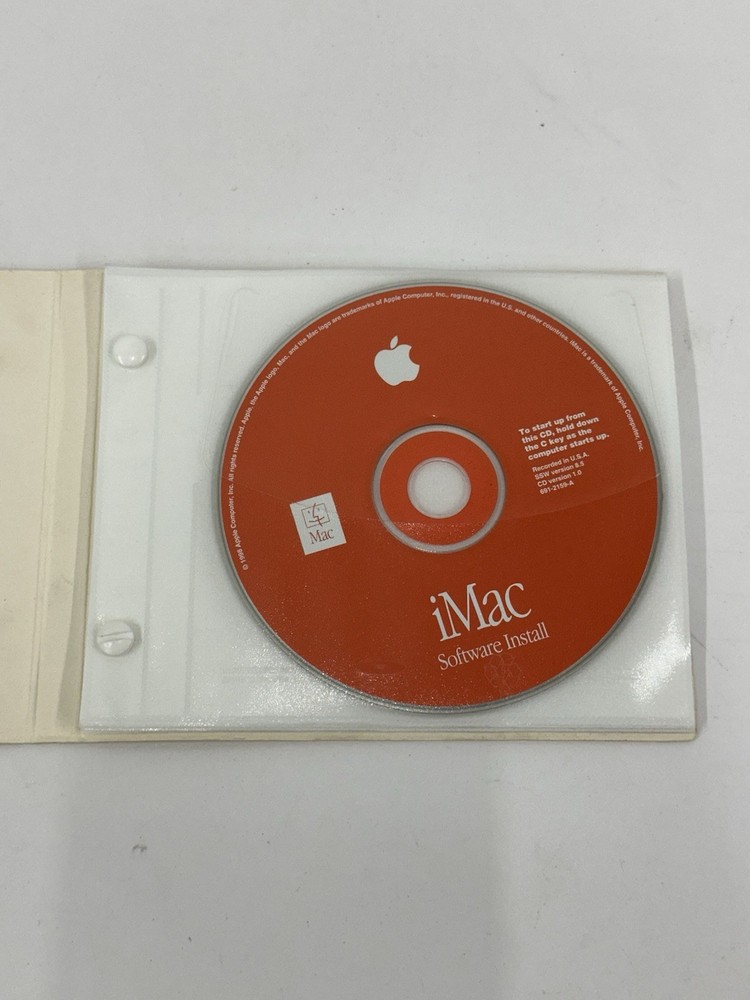 Apple iMac Software Install/Restore Media Version 8.5 OS CDs
