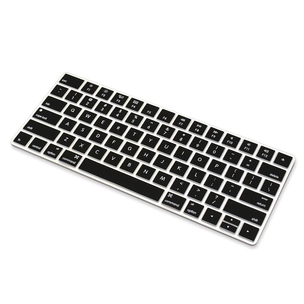 Ultra Thin Silicone Keyboard Protector Black for Magic Keyboard (MLA22LL/A)