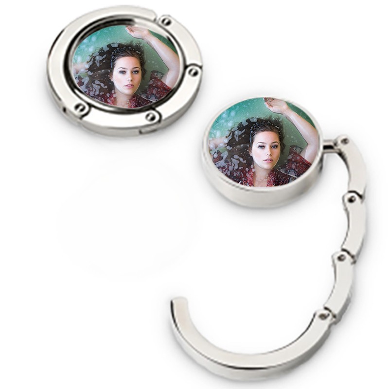 Custom Steel Bag Hanger Hook Keychain