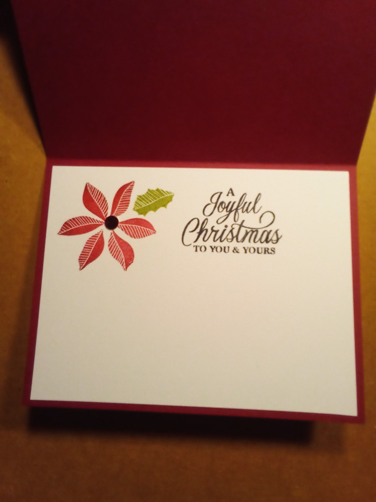 5 handmade christmas cards