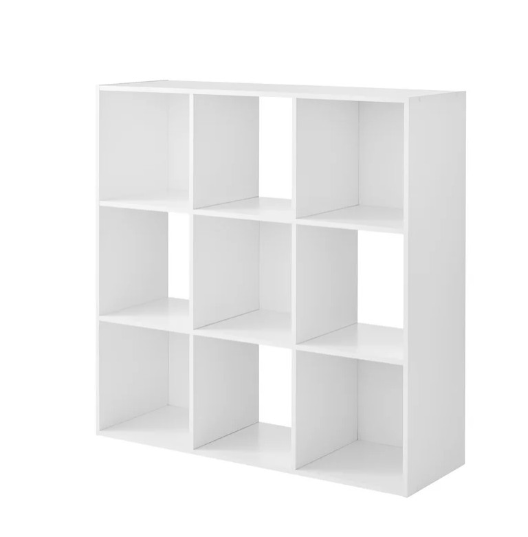 Mainstays 9 Cube Storage Organizer, White