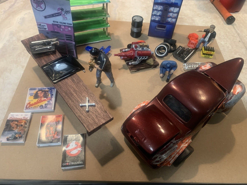 Built from Scratch “Handmade” 1/24 Scale Diorama Art Piece – “Needs More Work”