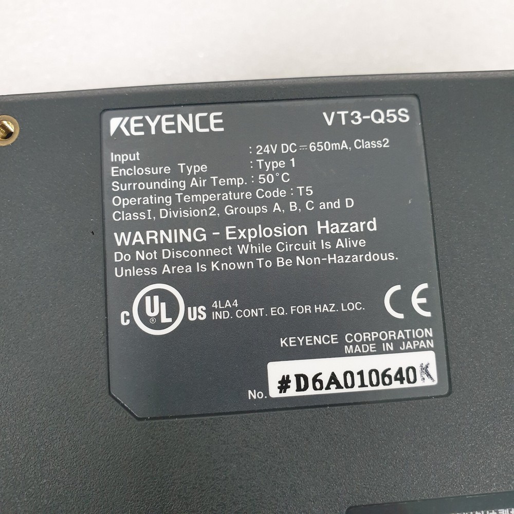 Keyence VT3-Q5S 5-Inch Touch Screen Panel