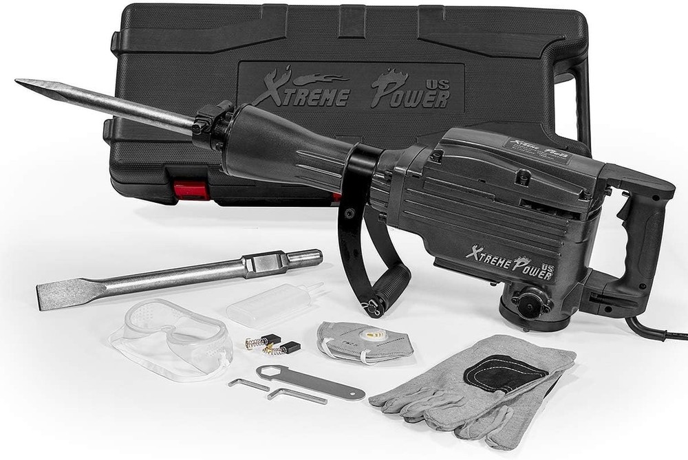 2200W Electric Jack Hammer with 2 Chisel Bits
