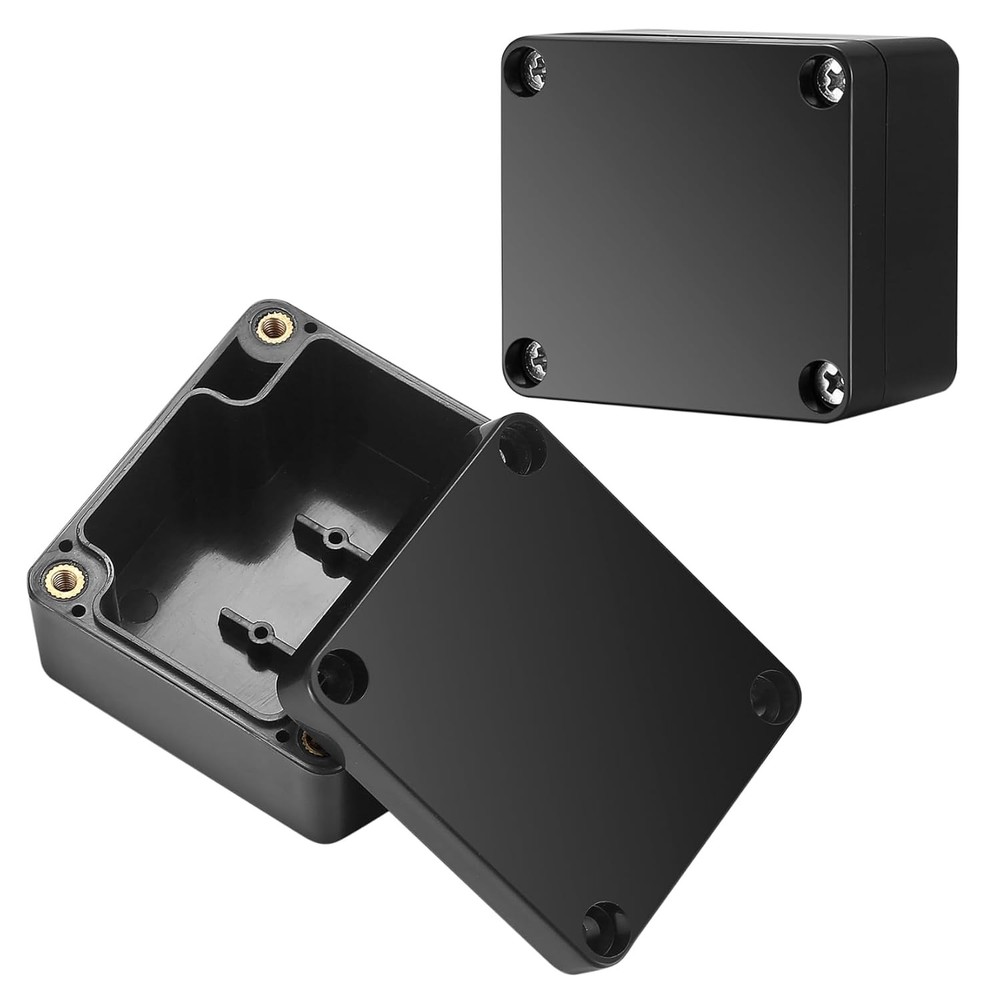 Project Box, 4 Pcs Electrical Junction IP65 Waterproof A, black