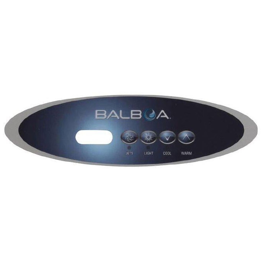 Balboa MVP260 Control Panel Overlay with Jets Lights Cool and Warm Button