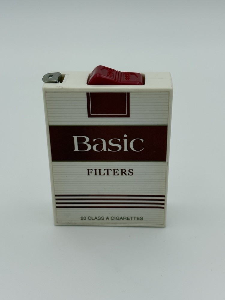 Vintage Basic Filter Cigarettes Advertising Ruler