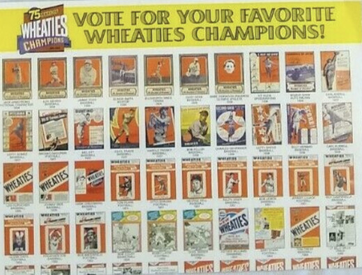 Wheaties calendar