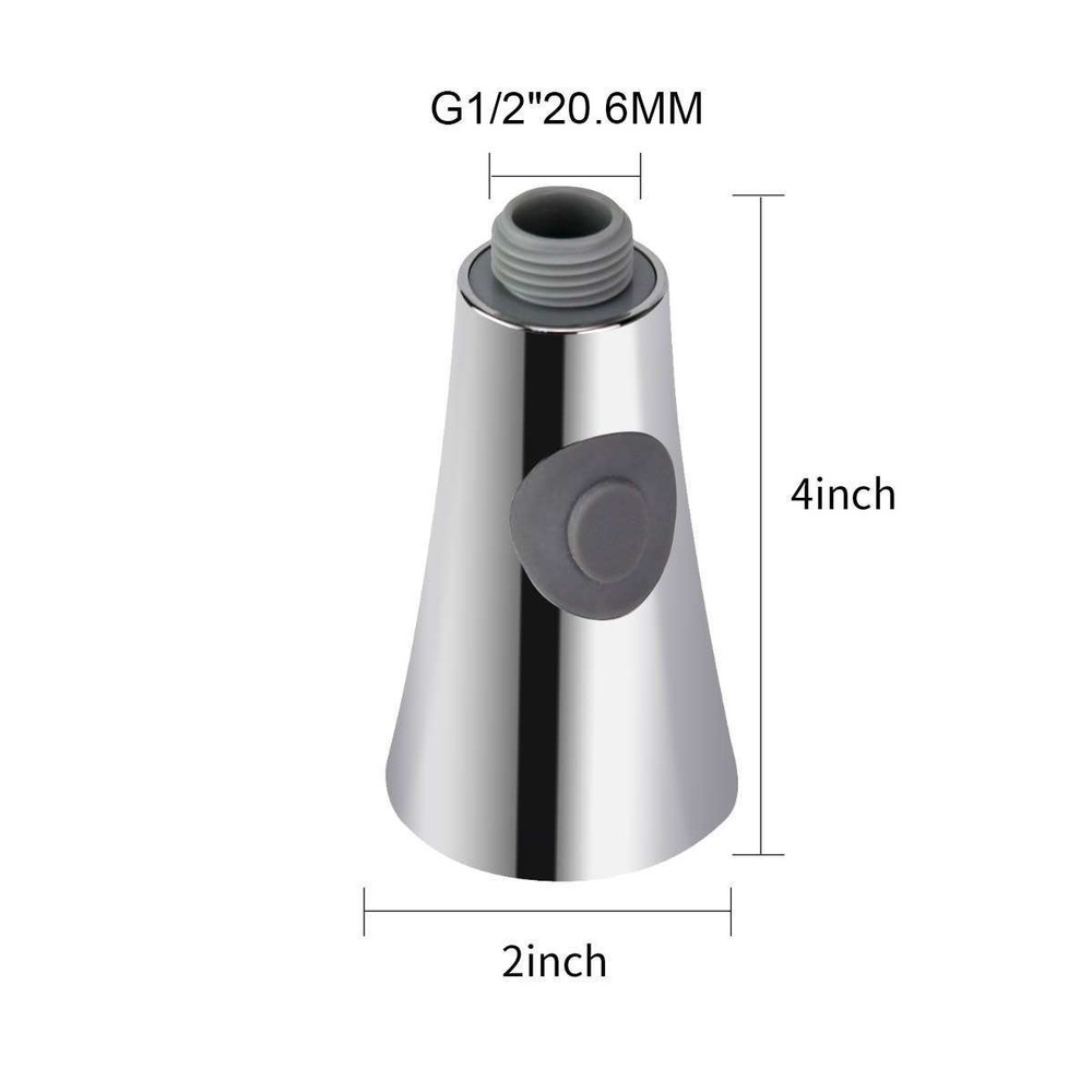 2Pack Kitchen Sink Pull-Down Faucet Sprayer Pull Out Spray Head Replacement Head