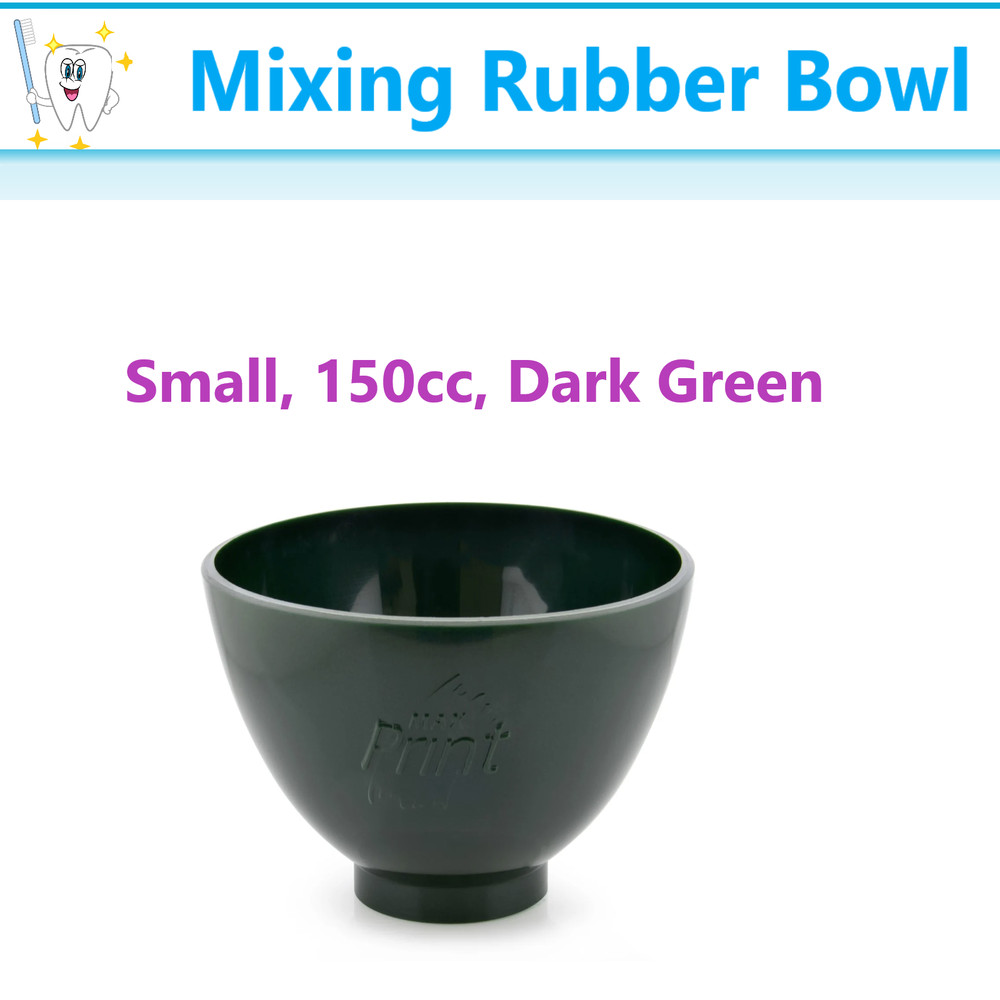 Dental Lab Flexible Rubber Impression Mixing Alginate Bowl - Small, Medium Large