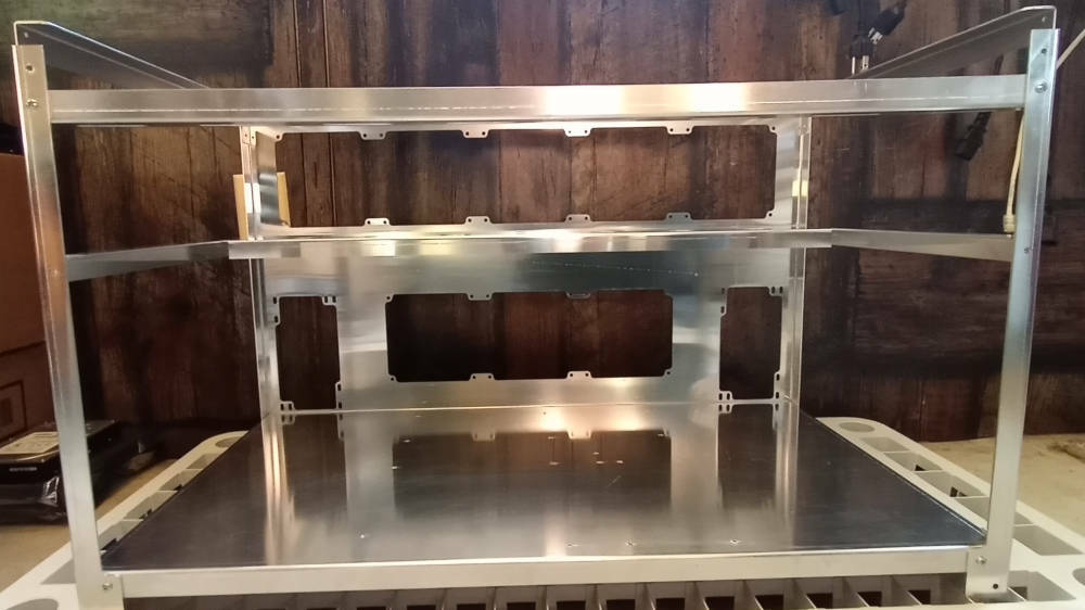 Stackable Heavy Duty 8 GPU Aluminum Mining Rig Frame Open Air Miner Case USA