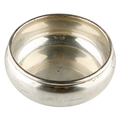 TUTTLE STERLING SILVER BOWL & UNDERPLATE