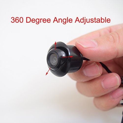 Backup Camera, Hole Drilling 22.5mm Car Auto Backup Camera Cam Screw Bumper