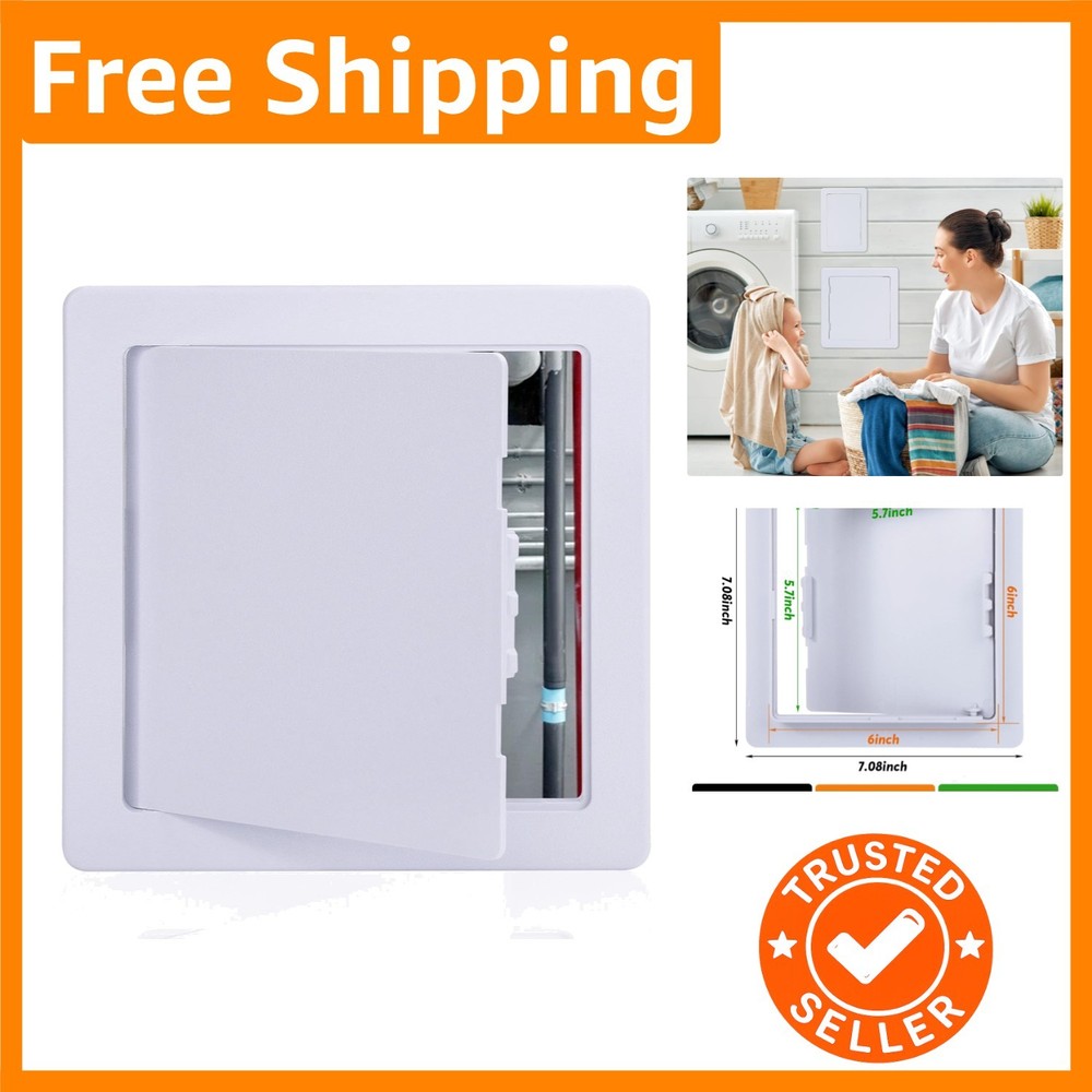Versatile 6 x 6 Inch Drywall Access Panel - Simple Install, Customizable Finish
