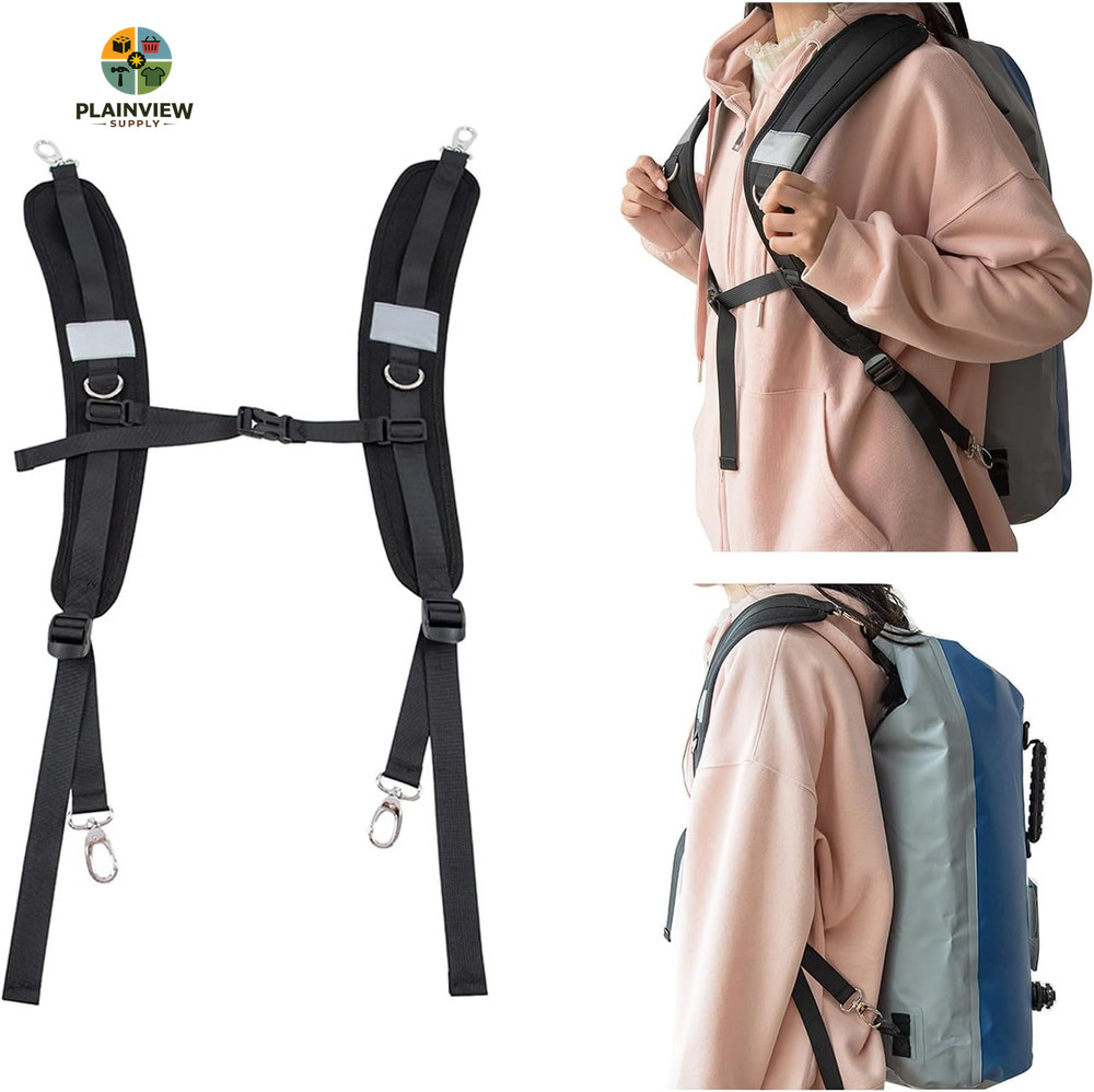 Backpack Shoulder Straps Replacement Adjustable Padded Shoulder Straps for Backp