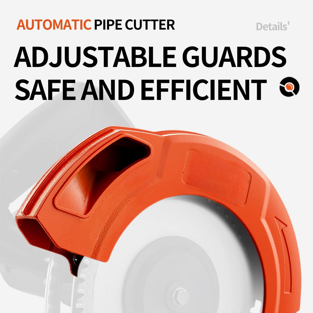 110V Electric Automatic Pipe Cutting Machine, Precise Fast Pipeline Cutter for 4