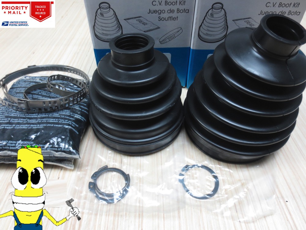 Front Inner & Outer CV Axle Boot Kit For Nissan Maxima 2009-2014 EMPI Boots