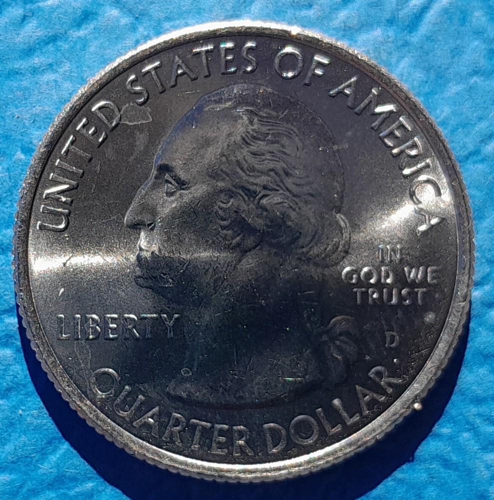 One - 2016-D Fort Mc Moultrie NP Quarter. Uncirculated From US Mint roll.