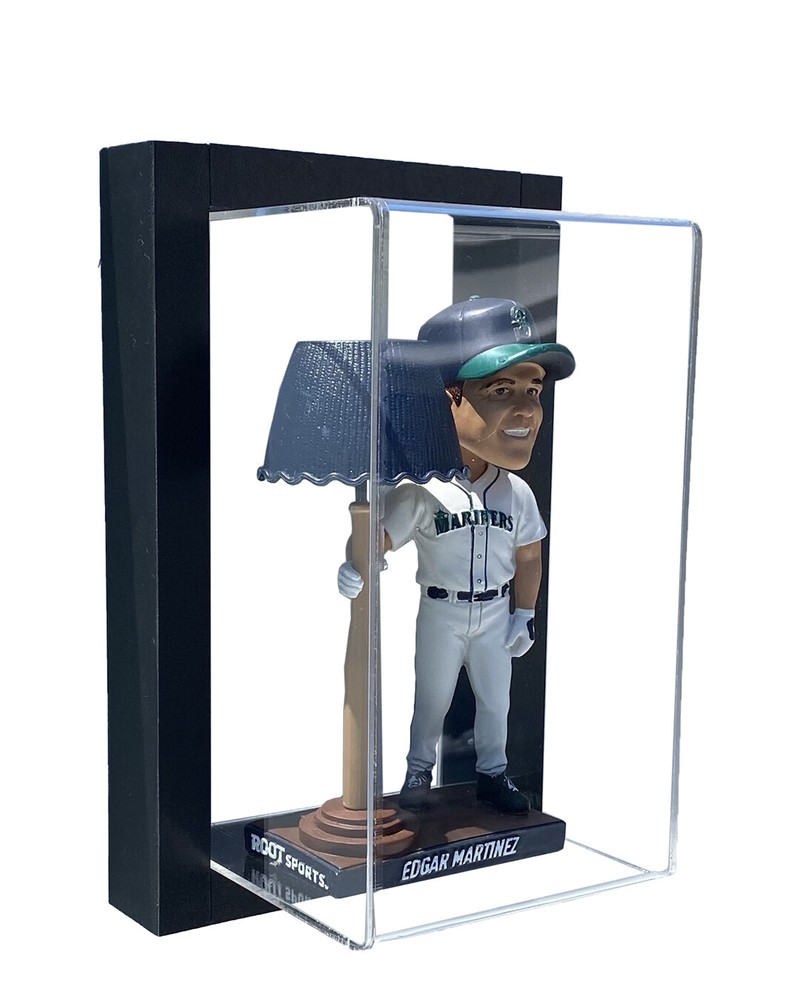 Framed Acrylic Wall Mount Bobblehead Display Case UV Protecting Secure Mount