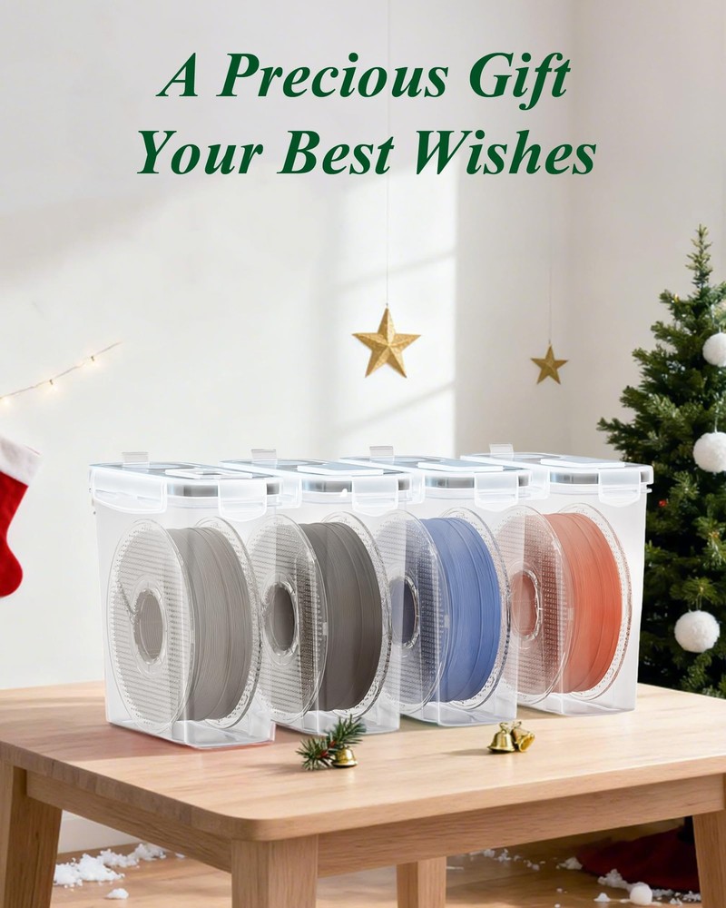 YOOPAI Filament Storage Box - 8 Pack Container for 3D Printing...