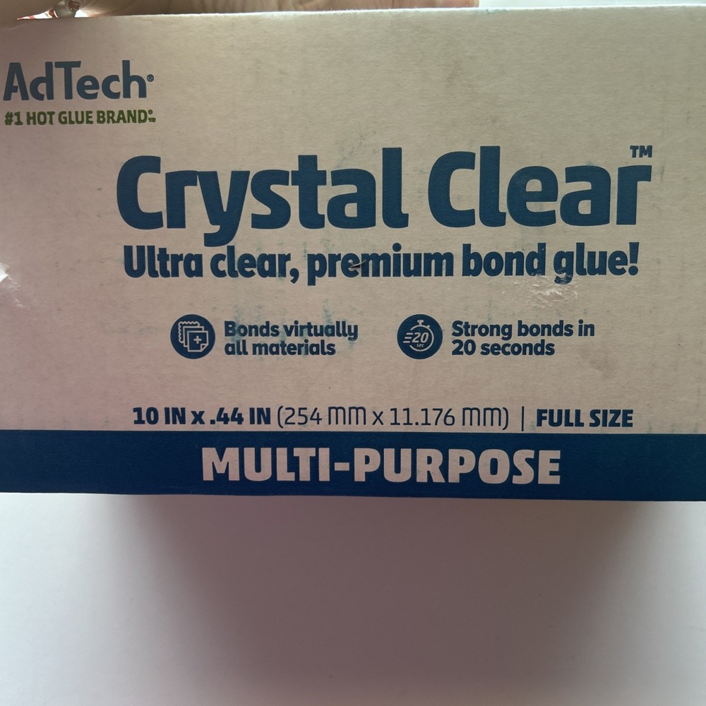 AdTech Crystal Clear. Glue Gun Sticks - Multi Temp Full Size, Bulk Pack🟡1E