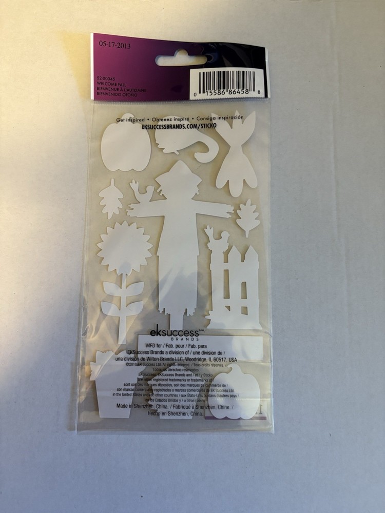 Sticko Thanksgiving Stickers - Welcome Fall - New In Package