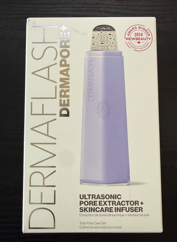 DERMAFLASH DERMAPORE+ Ultrasonic Pore Extractor & Skincare Infuser Purple