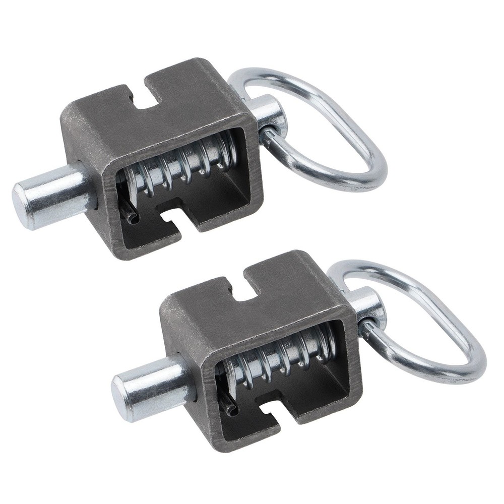 SPARKWHIZ 4Pack Spring Trailer Gate Weld-On Spring Latch Lock Assembly Universal