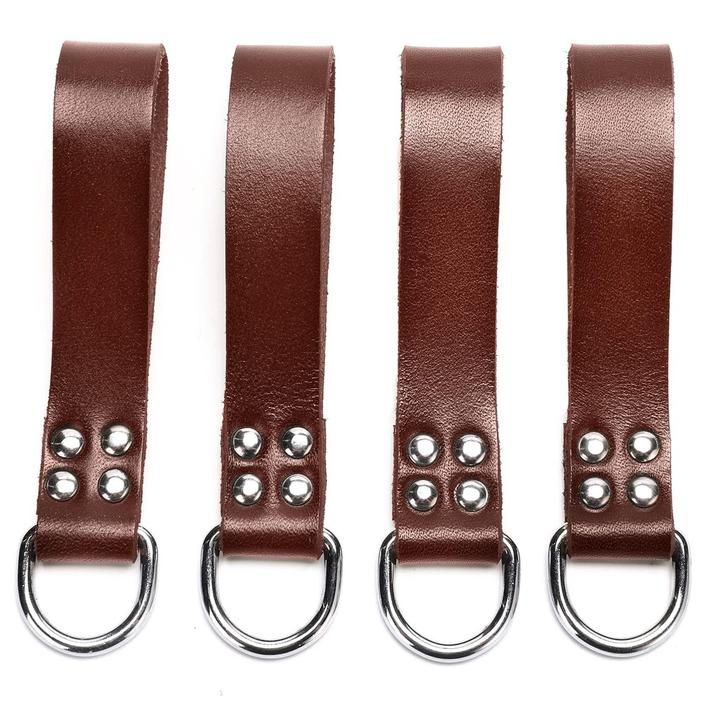 Leather Tool Belt Suspender Loops Heavy Duty Strap Connectors Accessories (At...