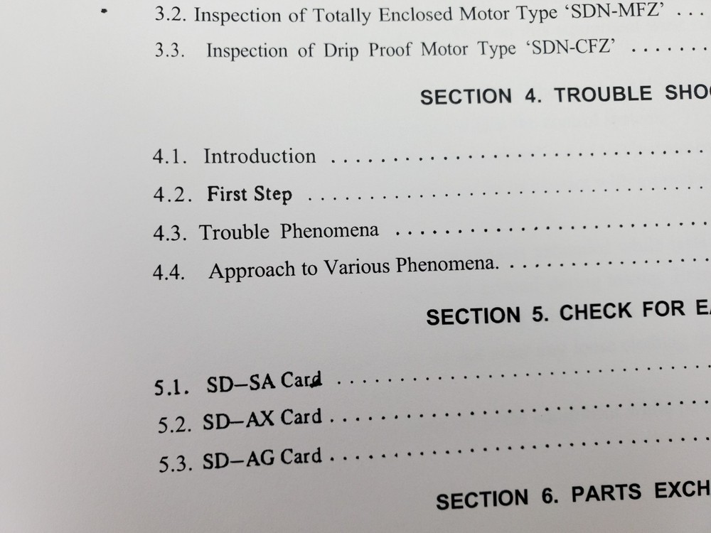 Mitsubishi Spindle Drive Controller type DL-SDZ Maintenance Manual