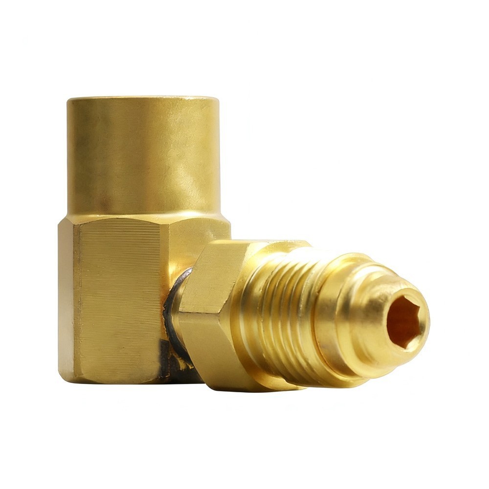 90 Degrees Elbow Adaptor Efficient Gas Utilization Long-lasting Connection