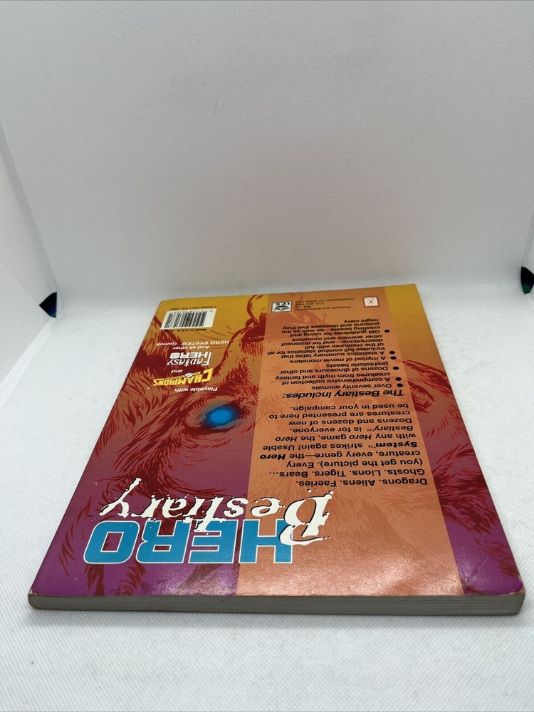 Hero Bestiary: A Sourcebook for the Hero System by Hero Games First Printing